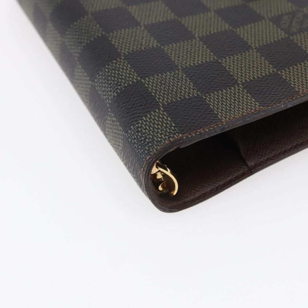 LOUIS VUITTON Damier Ebene Agenda MM Day Planner Cover R20240 LV Auth th6470 - Picture 15 of 16